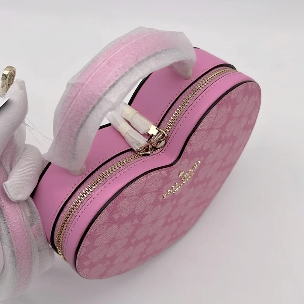 Kate Spade Love Shack Spade Flower Heart Crossbody Parisian Rose